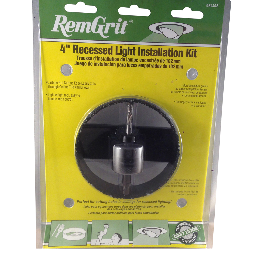 4 3 8 Remgrit Carbide Grit Recessed Light Installation Kit