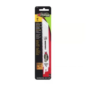 BLU-MOL Xtreme 6 in. Bi-Metal Reciprocating Blade 6 TPI - 1 pk
