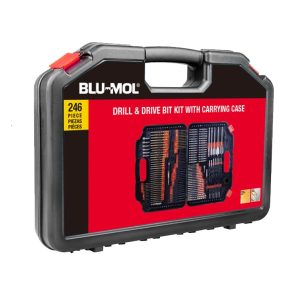 BLU-MOL® Impact Drill & Drive Bit Set - 246 pc