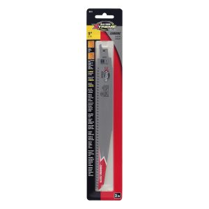 BLU MOL Xtreme 9" Carbide Recip Blades for Wood with Nails - 3 pk
