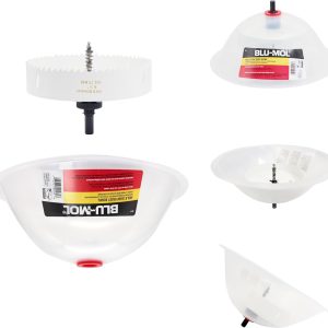6-1/4" Bi-Metal Recessed Light Kit with Dust Bowl