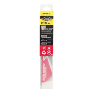 BLU-MOL Xtreme 6" Carbide Recip Blades for Metal Cutting - 10 pk