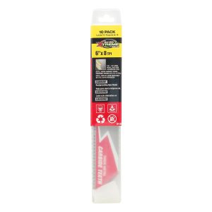 BLU-MOL Xtreme 6" Carbide Recip Blades for Metal Cutting - 10 pk