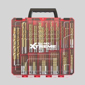 BLU-MOL Xtreme Titanium Impact Drill Bit Set - 115 pc