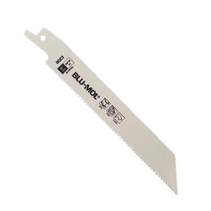 6" BLU-MOL Bi-Metal Reciprocating Saw Blade 10/14 TPI - 25PK