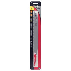 12" BLU-MOL XTREME Carbide Reciprocating Saw Blade 3 TPI - 3Pk