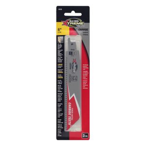 6" BLU-MOL XTREME Carbide Reciprocating Saw Blade 8 TPI – 3PK