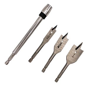 Blu-Mol Xtreme Spade Bit Sets 4-Inch 4-Piece