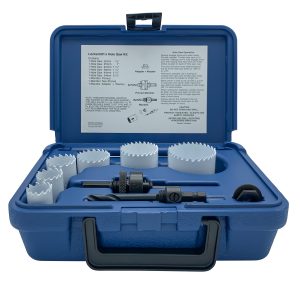 Blu-Mol Xtreme Bi-Metal Hole Saw Kits, 9-Piece Locksmith's Kit