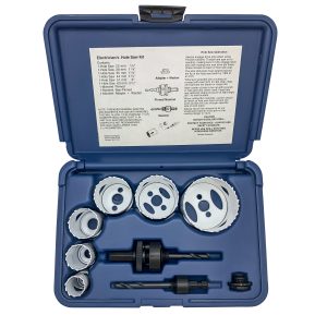 Blu-Mol Xtreme Bi-Metal Hole Saw Kits, 9-Piece Electrician's Kit