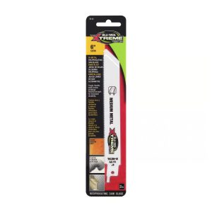 BLU-MOL Xtreme 6 in. Bi-Metal Reciprocating Saw Blade 18 TPI - 1 pk